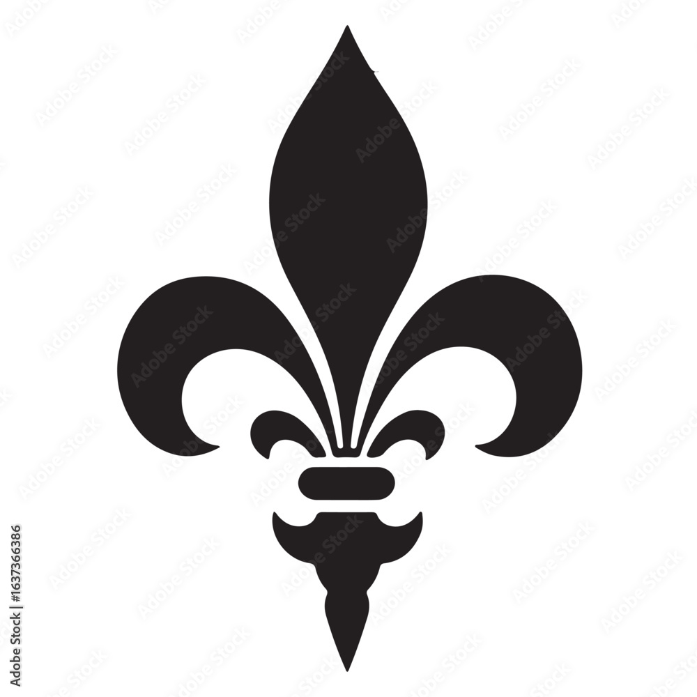 black and gold fleur de lis symbol on white background for luxury design and decor black and gold fleur de lis symbol on white background for luxury design and decor
