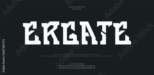 Creative logo sport modern alphabet font. Typography, abstract technology, fashion, digital, future technology logos fonts. vector illustration