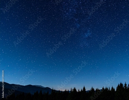 Enchanting Starry Night Background
