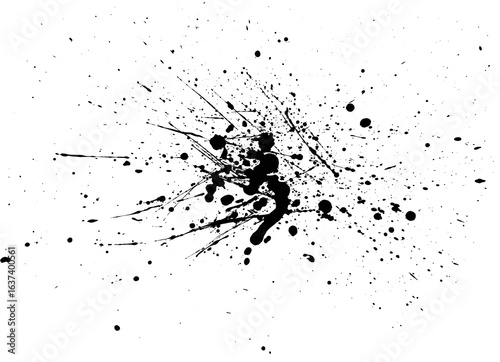black ink splat