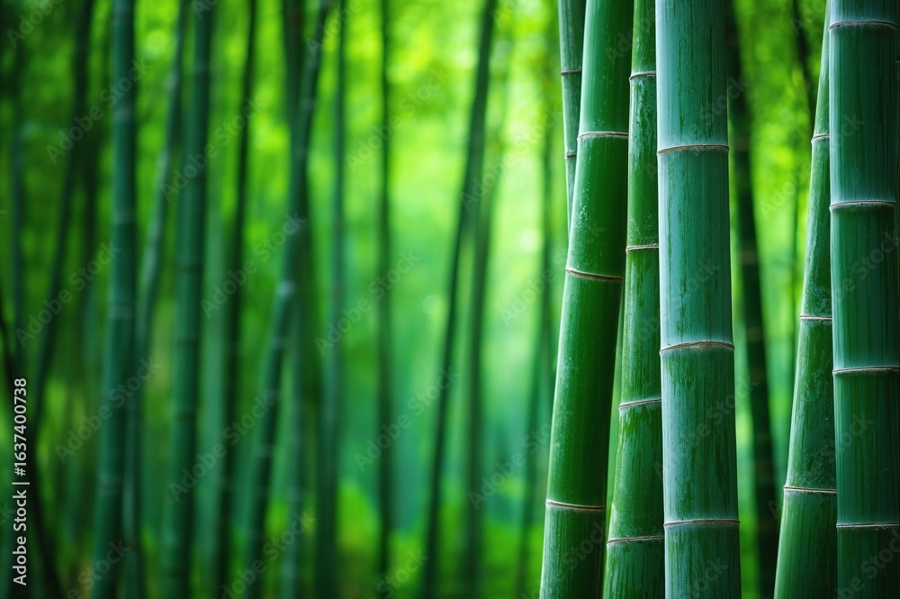 Fototapeta premium 竹林の風景（日本・和風・背景・壁紙）
