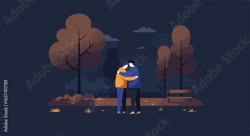 Affectionate Embrace