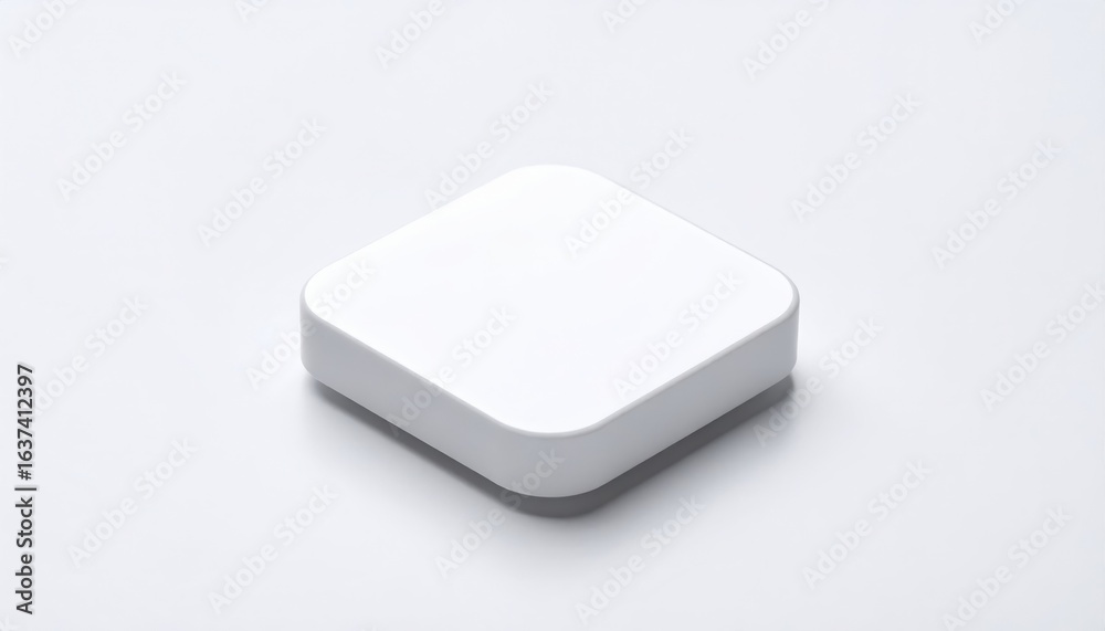 Minimalist white square cube block on a clean white background with soft shadows and light, an abstract geometric concept design for modern presentations simple backdrops. Minimalist white square cube block on a clean white background with soft shadows and light, an abstract geometric concept design for modern presentations simple backdrops.