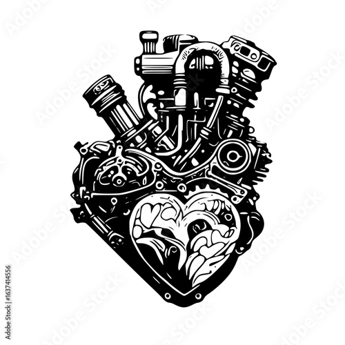 Heart engine mechanical design