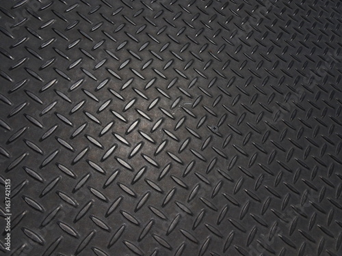 縞鋼板の金属テクスチャ背景
