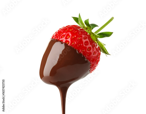 Chocolate dipped strawberry sweet treat food
