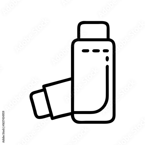 Inhaler and spacer for asthma treatment in modern healthcare  