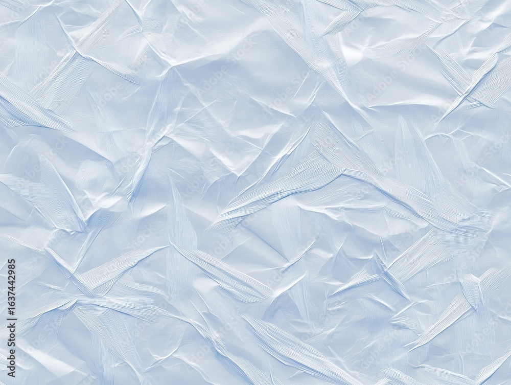Obraz premium The image depicts a crumpled and wrinkled paper texture with vintage, rough, and torn details, showcasing a grunge backdrop with creases and folds on an old, damaged sheet of material