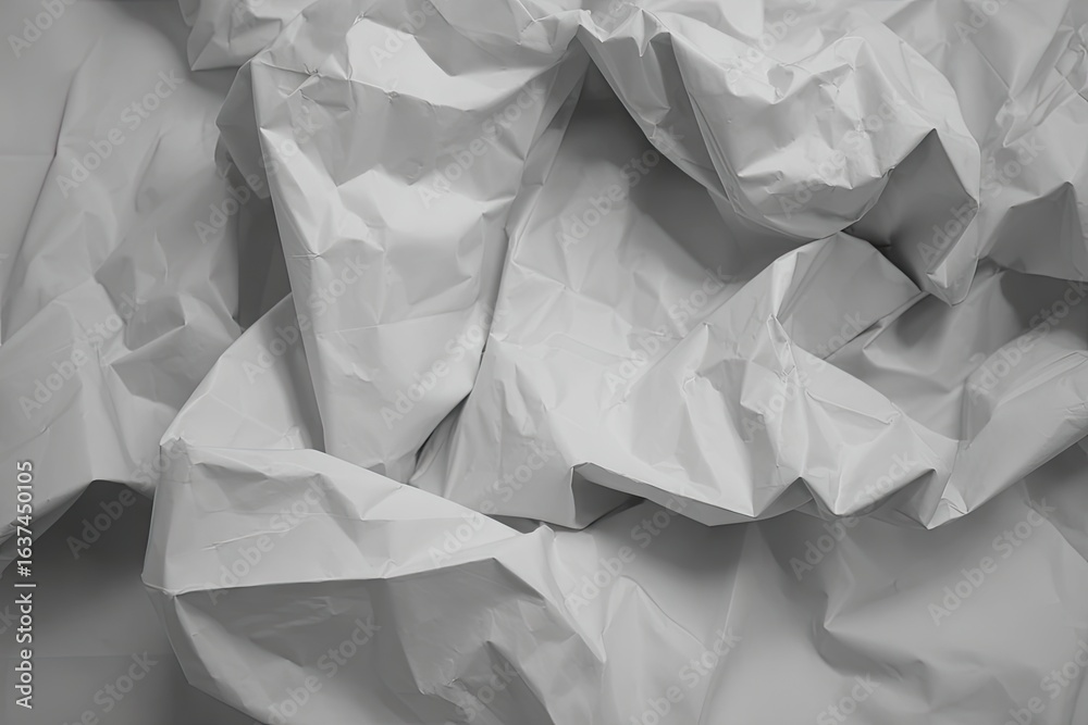 Obraz premium Wrinkled white fabric texture (1)