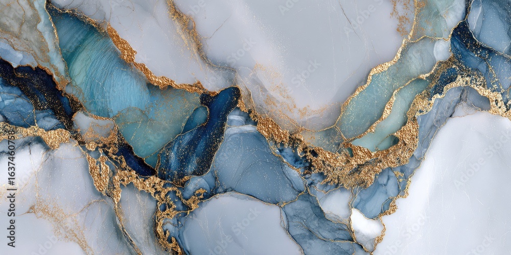 Fototapeta premium Celestial Marble Fusion