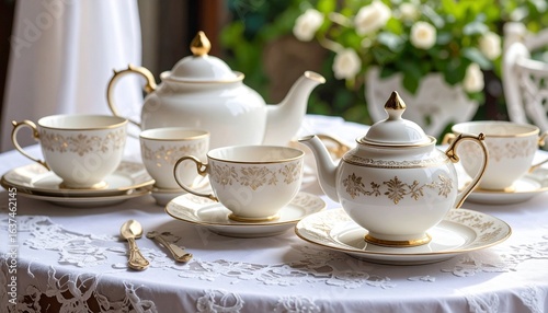 Wallpaper Mural cup of tea and teapot Torontodigital.ca