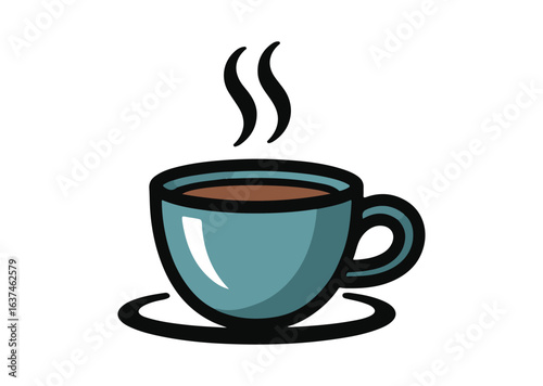 Coffee cup vector illustration, coffee cup icon