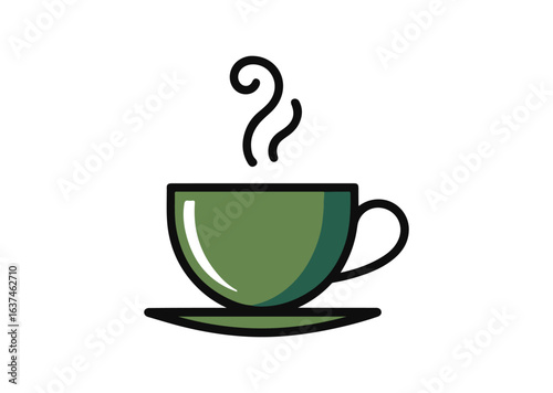 Coffee cup vector illustration, coffee cup icon