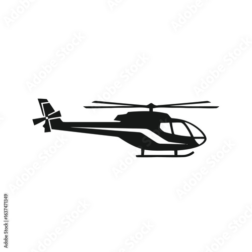 Helicopter Silhouette Icon