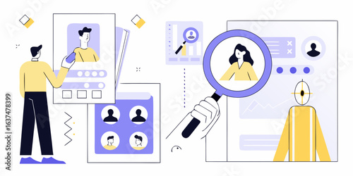 Human resources candidate search and analysis