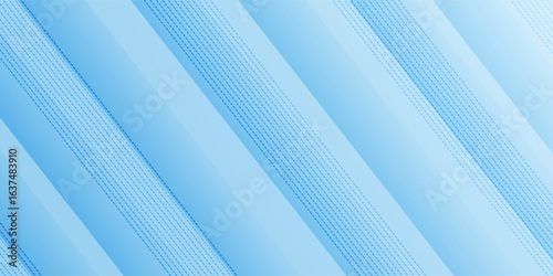 Abstract blue diagonal striped background with gradient shades and subtle dotted patterns. Clean and modern design ideal for technology, business, presentations, and web templates.