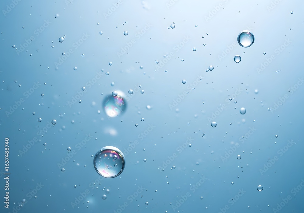 custom made wallpaper toronto digitalSparkling blue liquid with clear bubbles creating a refreshing, clean aesthetic for health and beauty brands