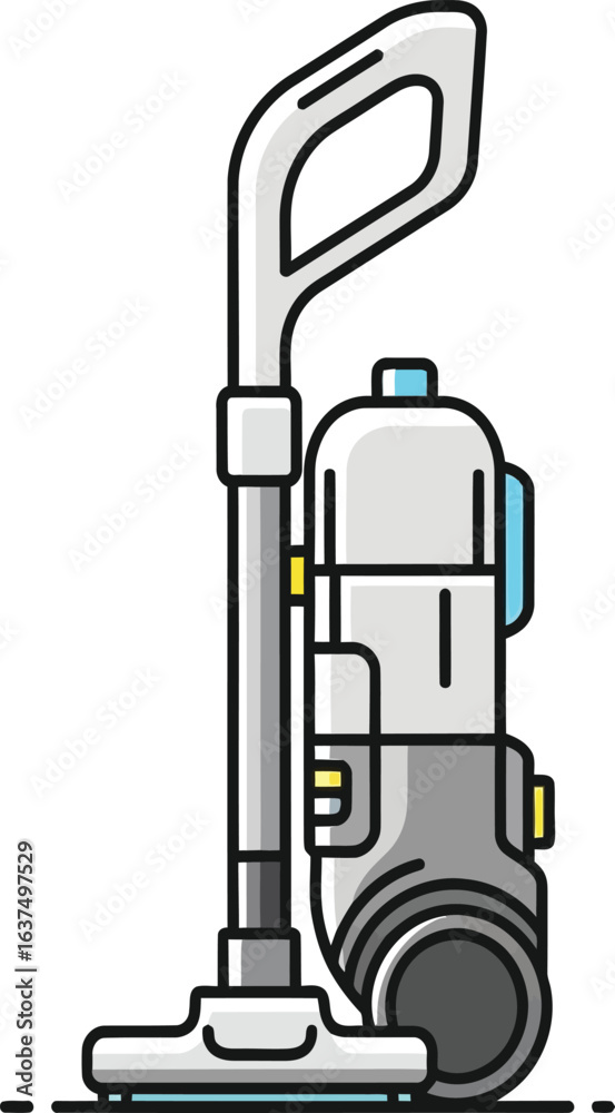 Fototapeta premium vector illustration of a vacuum cleaner
