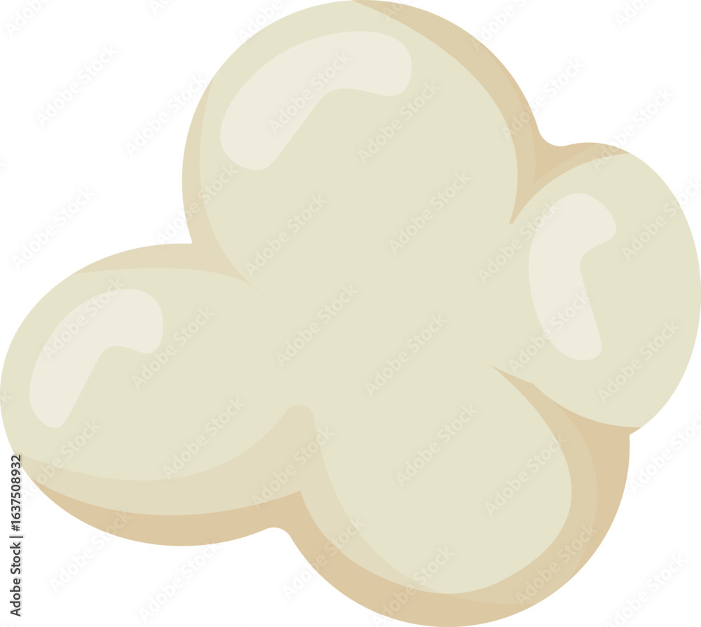 Fototapeta premium Popcorn Transformation: Corn Kernel Fluffy Snack 