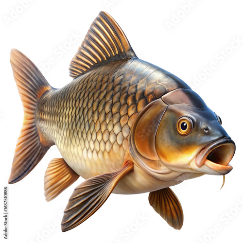  a single bighead carp highly detailed realistic.png
