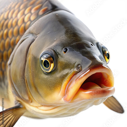  high resolution close up of a single bighead carp.png