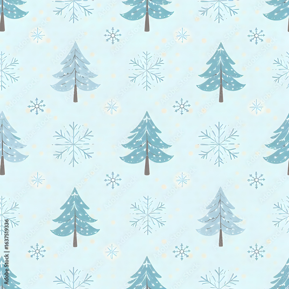 Obraz premium winter forest background