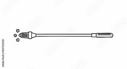 Minimalist icon of a kitchen whisk utensil for mixing, blending, and whipping food.