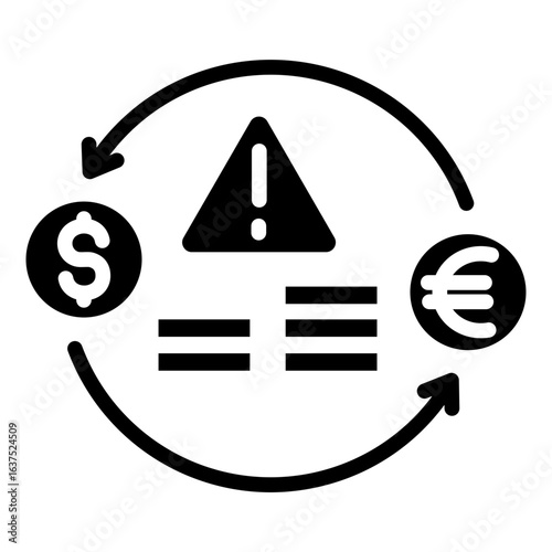 Currency Devaluation Icon