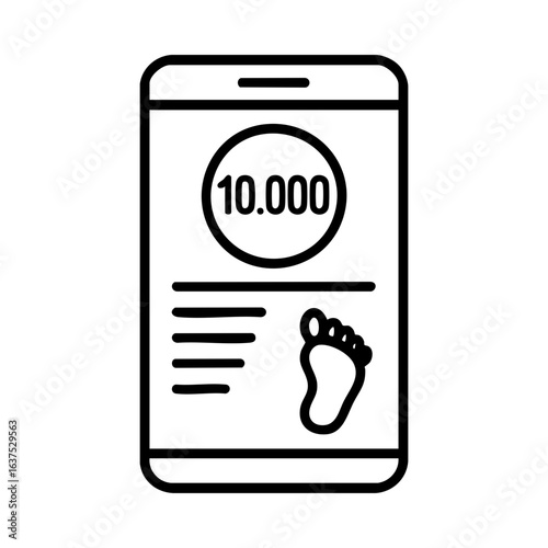 Step Counter Fitness App Icon
