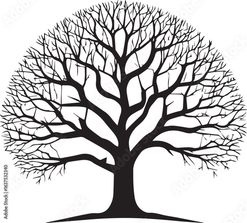tree silhouette Vector | Minimalist & Trendy tree Silhouette Design | Unique & Stylish tree Artwork for Vector design