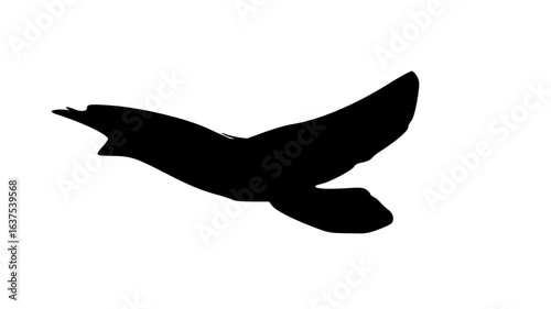 A bird in flight, a symbol of aspiration.