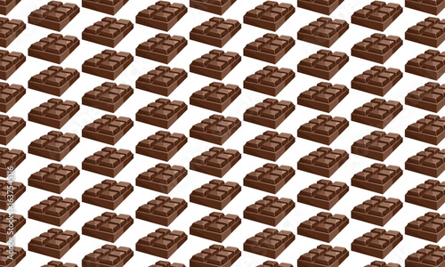 chocolate pattern, chocolate bar.  