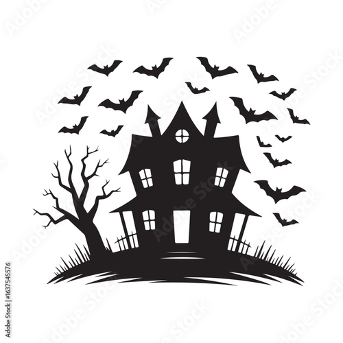 detailed professional high quality Haunted House