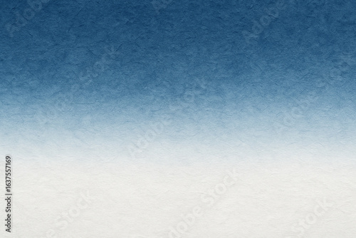 Indigo blue and white gradient Japanese dyed washi paper seamless texture