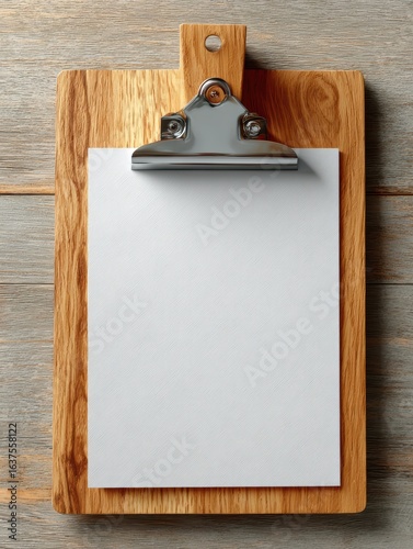 Blank clipboard banner