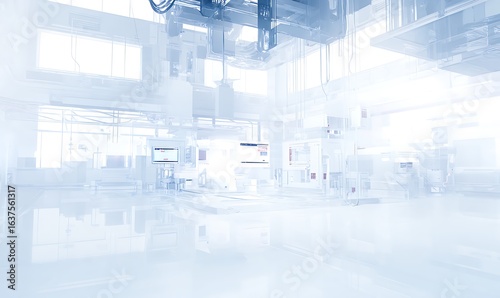 Wallpaper Mural Clean laboratory research complex future design Torontodigital.ca