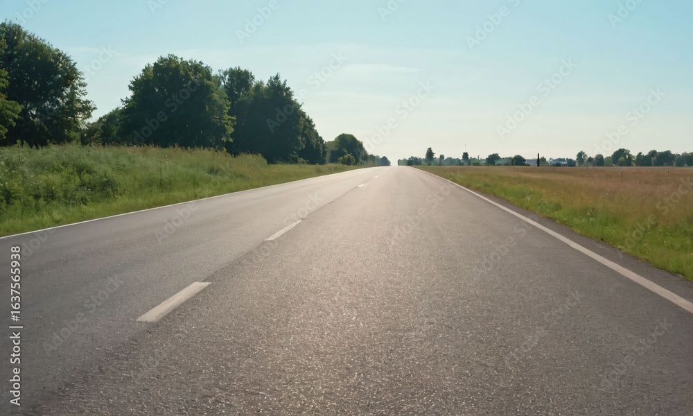 Fototapeta premium アスファルトの道