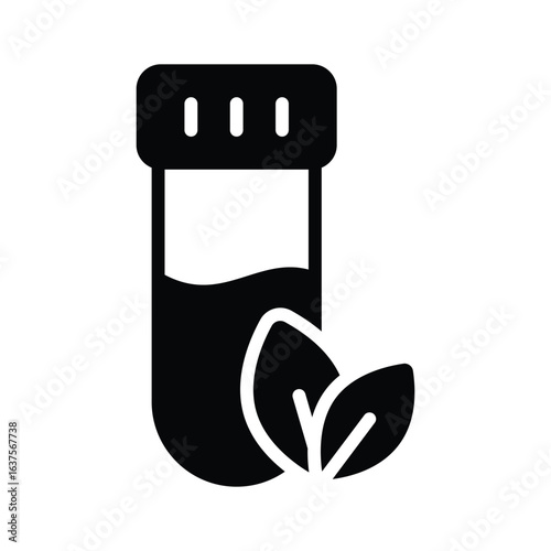 An glyph icon of science based plant test kit
