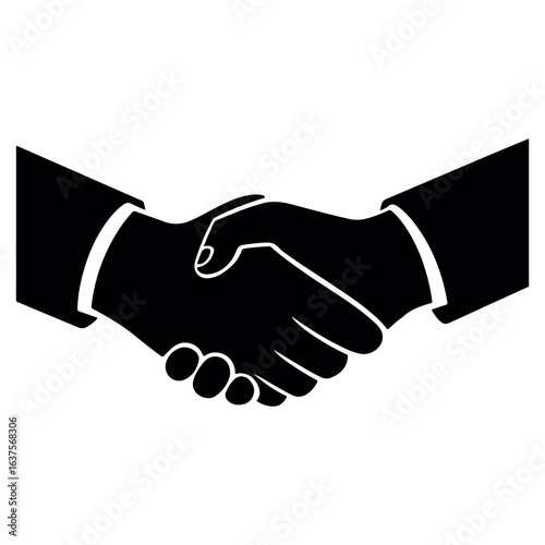 handshake vector illustration