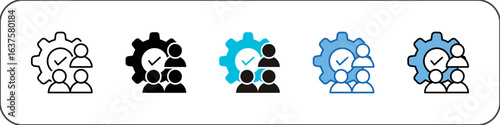 Governance Icon Pack Multistyle Illustration