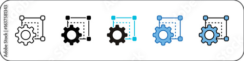 Scalability Icon Pack Multistyle Illustration