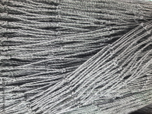 Close-Up of Net Weaving Pattern