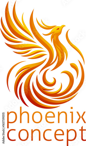 Phoenix Bird Animal Design ...