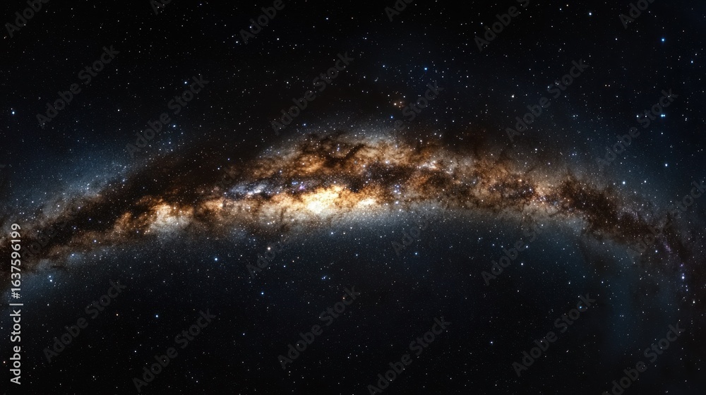 Fototapeta premium Cosmic expanse of the Milky Way
