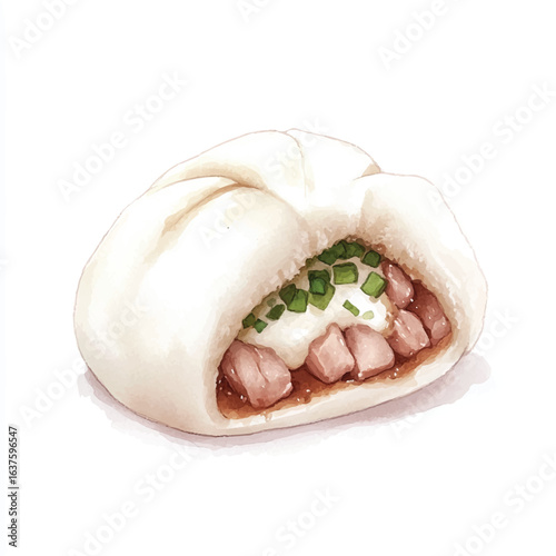 a cute  bao buns