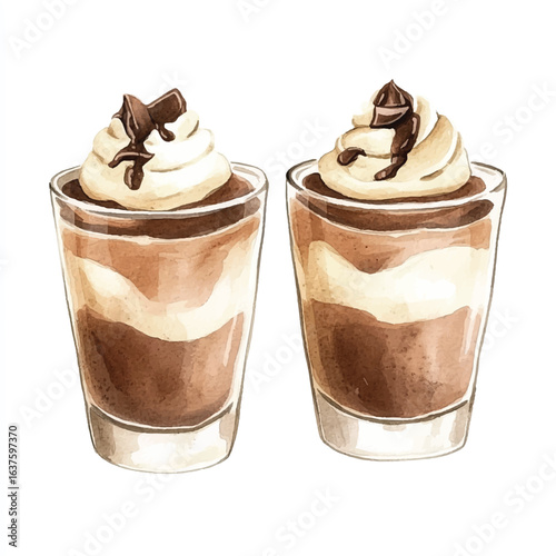 a cute Chocolate mousse