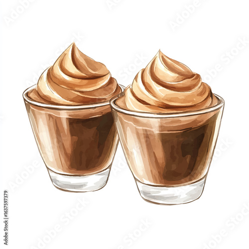 a cute Chocolate mousse