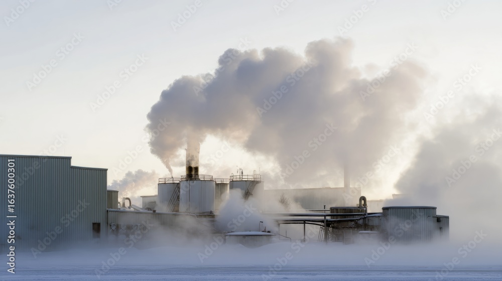 Fototapeta premium smoke from the chimney