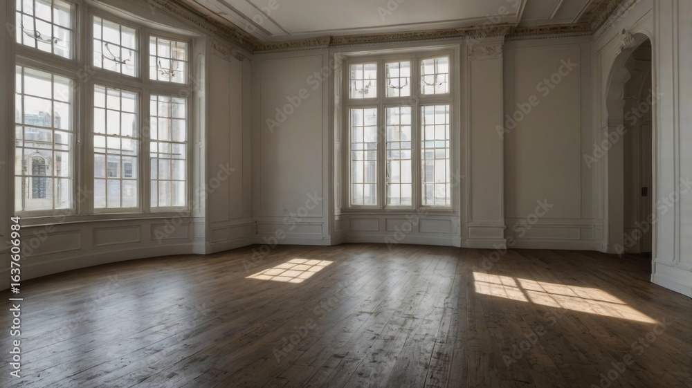 Obraz premium empty room with window