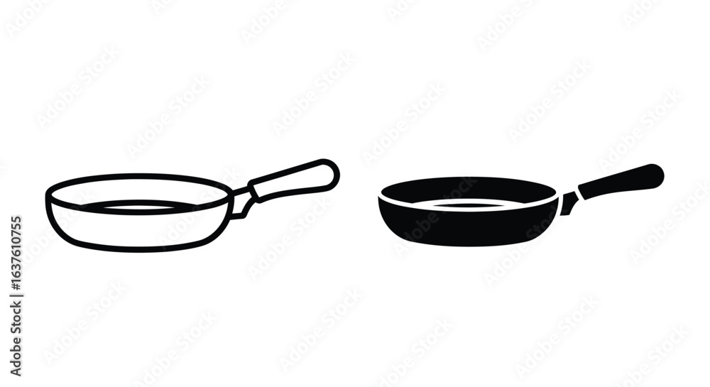 Frying Pan Icon Frying Pan Icon
